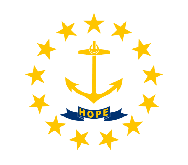 RHODE ISLAND STATE FLAG