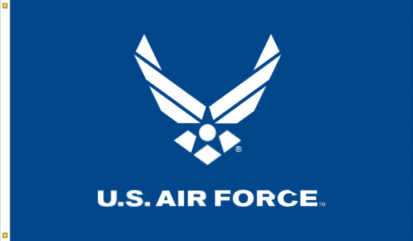 Outdoor Air Force Logo Flag