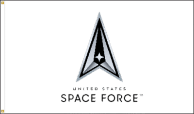 United States Space Force emblem with star and delta symbol.