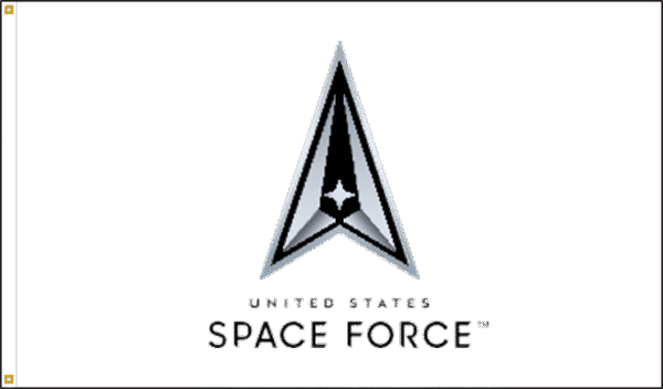 Outdoor Space Force Logo Flags